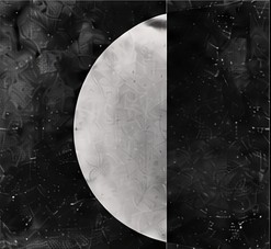 Abstract monochrome placeholder cover artwork